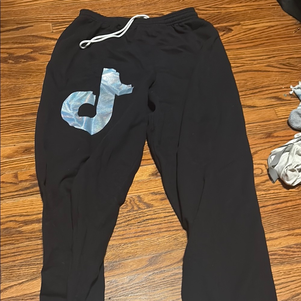 Black Kids Joggers with Logo